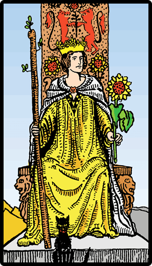 Queen of Wands – Tarot Card Meaning