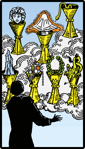 Seven of Cups – Tarot Card Meaning