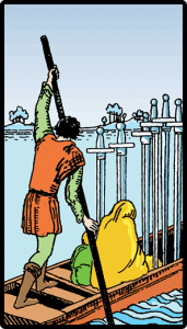 Kılıçların Altılısı - Tarot Kartı