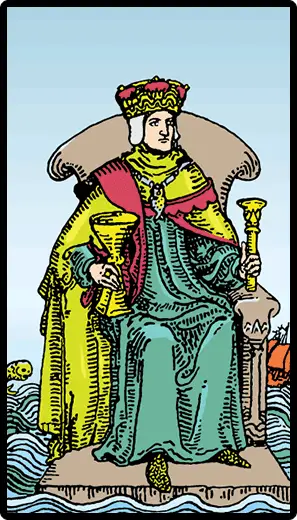 Kupaların Kralı - Tarot Kartı