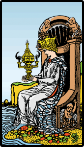 Kupaların Kraliçesi - Tarot Kartı